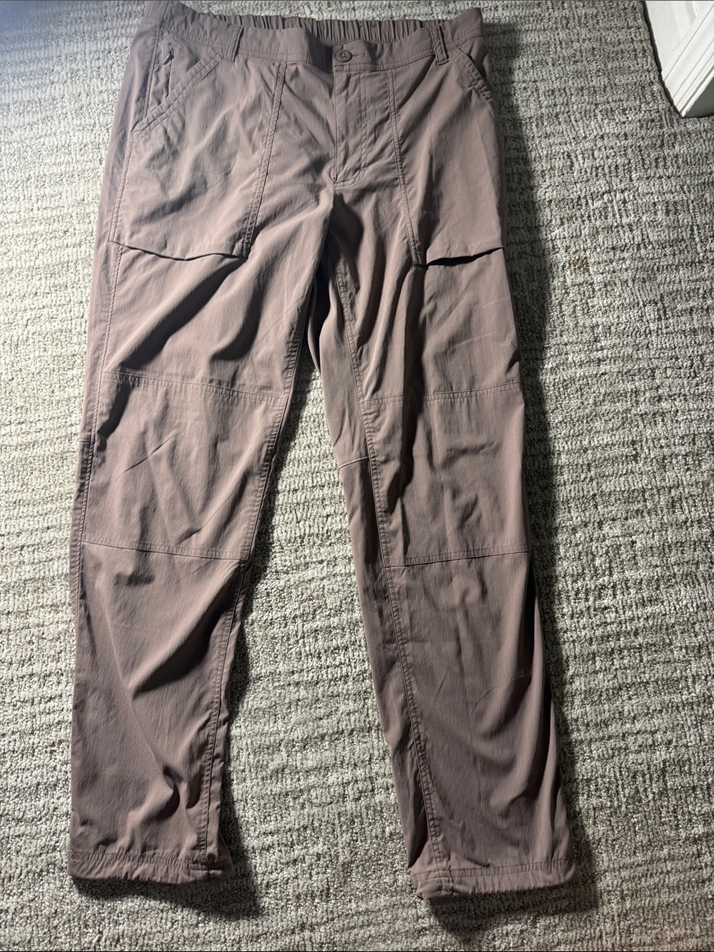 REI Co-op Savanna Trails Pants 12 womens outdoor hiking camping drawstring ankle